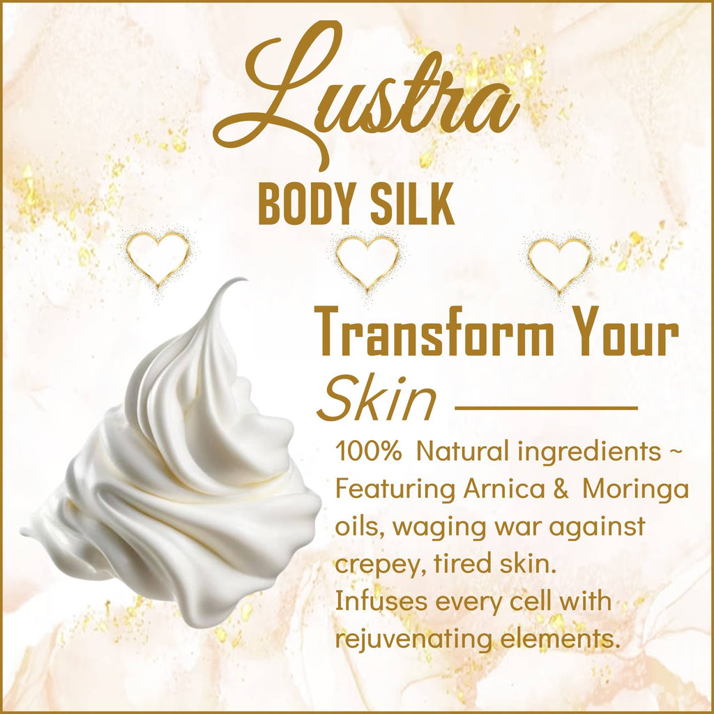 Lustra Body Silk Cream Crepey Dry Skin Renew Youthful Glow