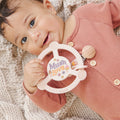 Silicone Teether Ring with Detachable Clip Mushy Love