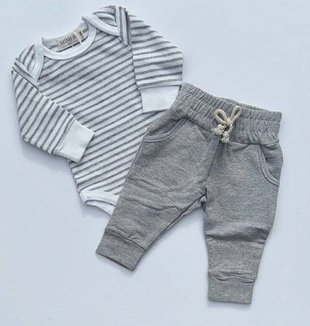Organic cotton- The Alex-long sleeved bodysuit