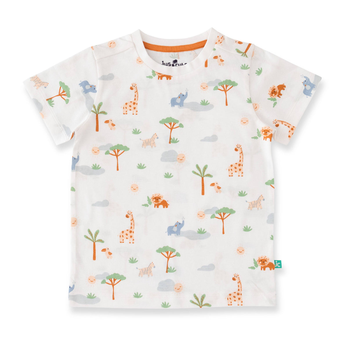 Organic Safari Toddler T-Shirt & Dungaree Set – Mustard