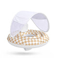 Ali+Oli Baby Swim Seat with Sun Canopy (Tan Checkers)