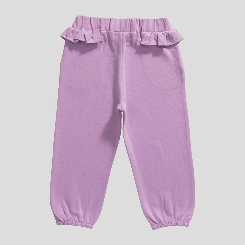 Puff Sleeve Tee & Ruffled Jogger Set for Toddlers