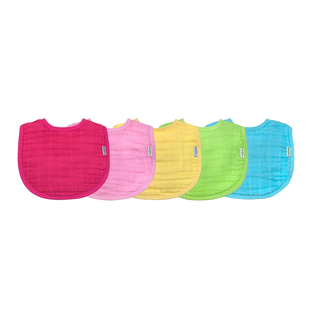 Muslin Bibs - 5 pack