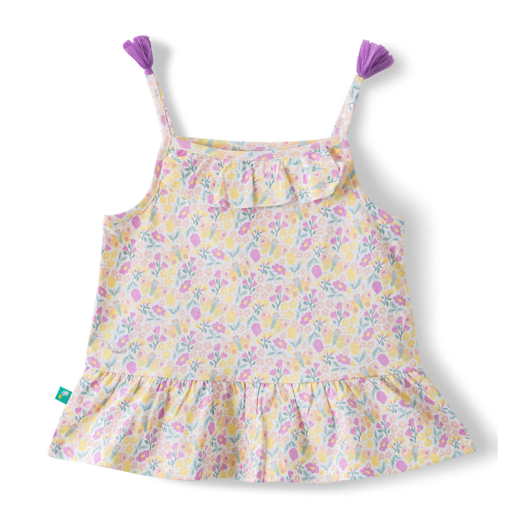Toddler Girls’ Floral Peplum Top & Matching Pants Set