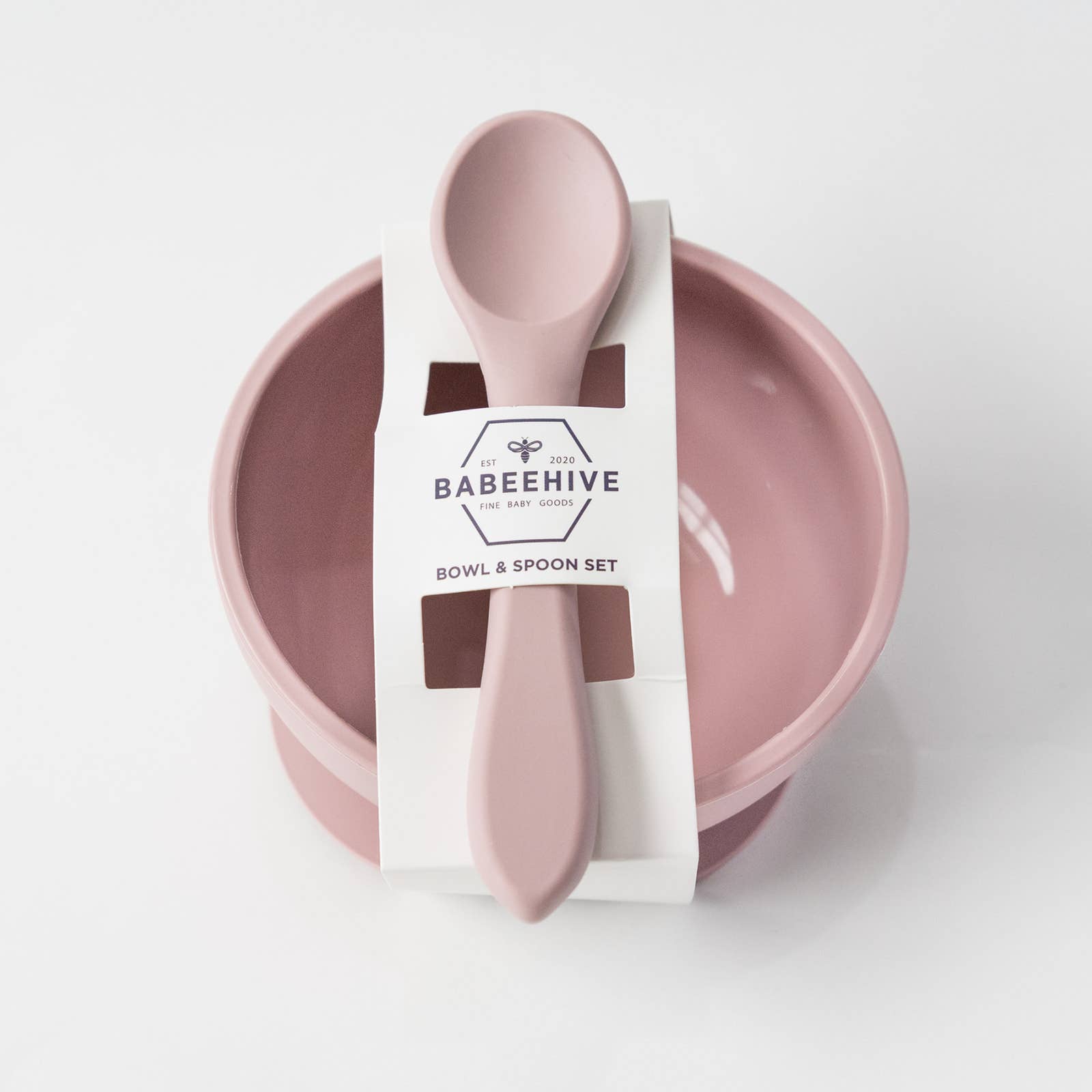 Silicone Suction Bowl and Spoon Set