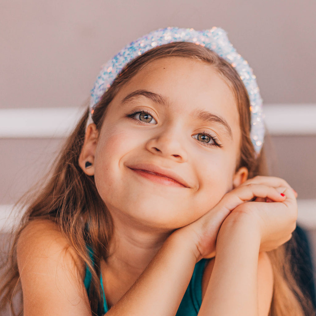 Kids Knot Headband - Sequin Knotted Hair Band Accessories
