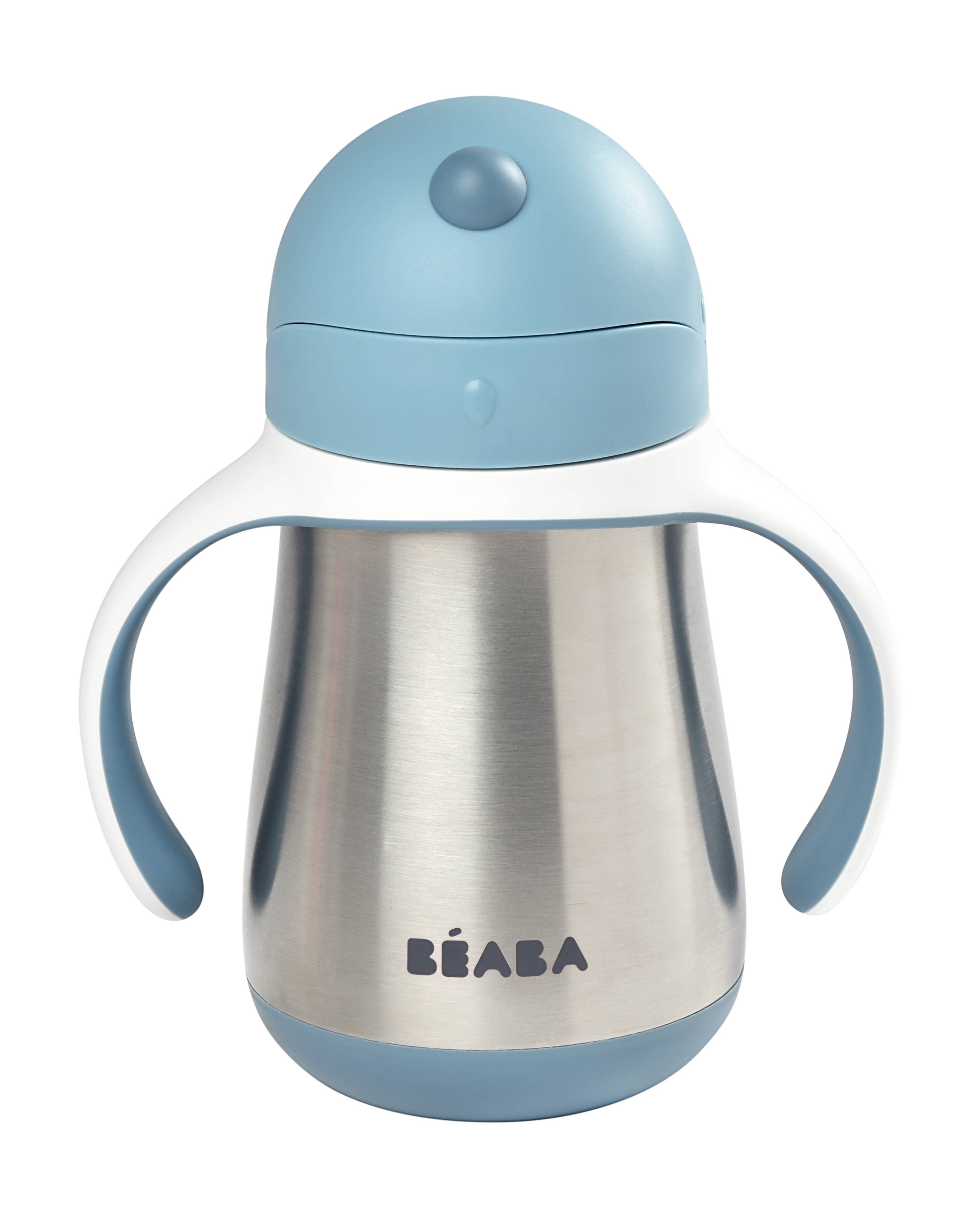 BEABA Stainless Steel Straw Sippy Cup - Rain