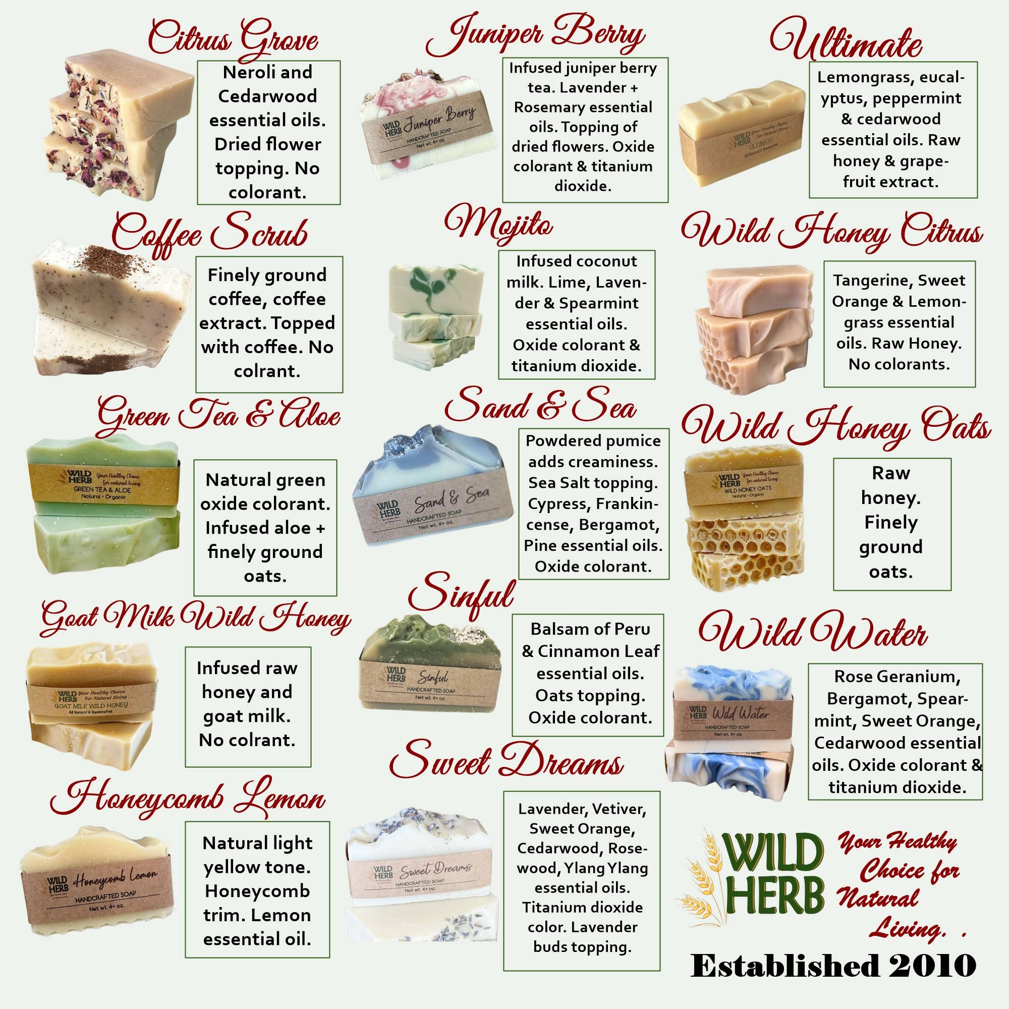 Natural Soap Bar + Wood Dish | Unique Gift Set
