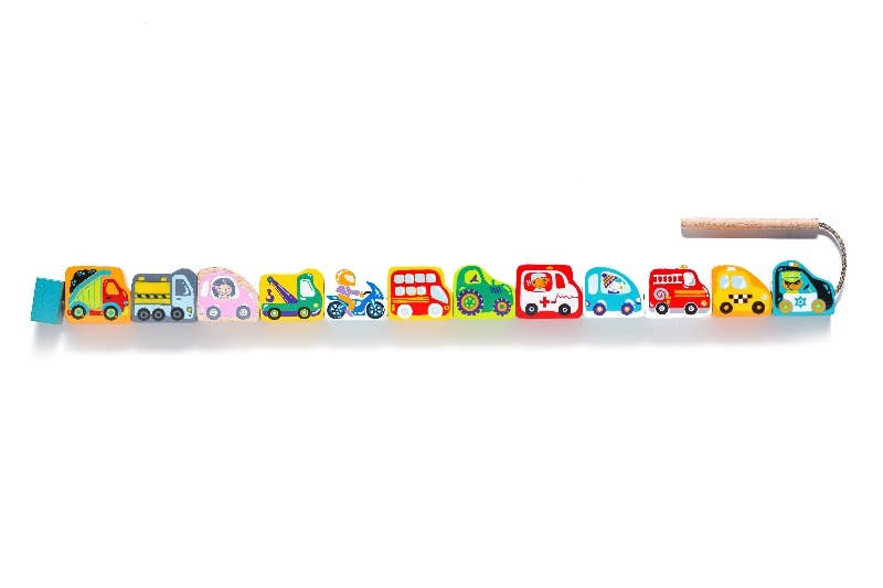 Cubika Wooden Lacing Toy Flying Cars