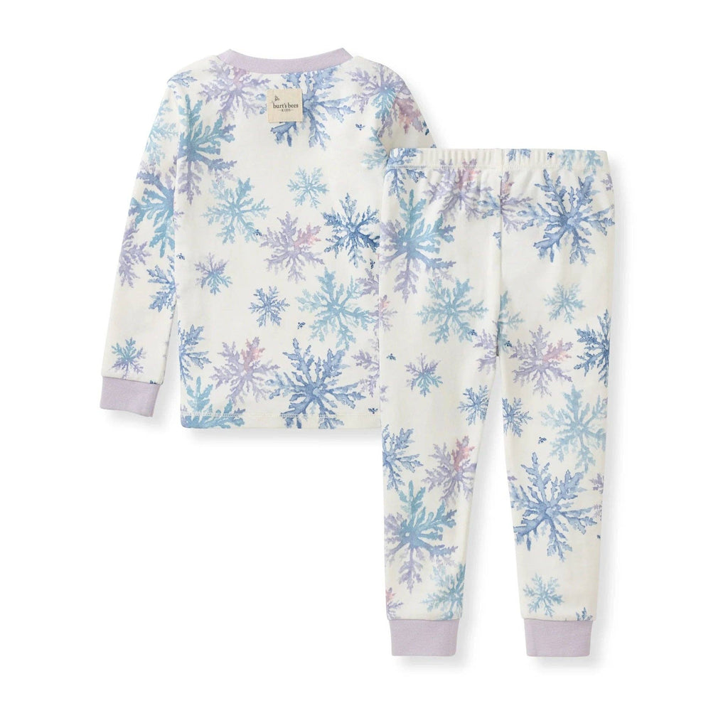 Snowflake Flurries Organic Cotton Two-Piece Pajamas