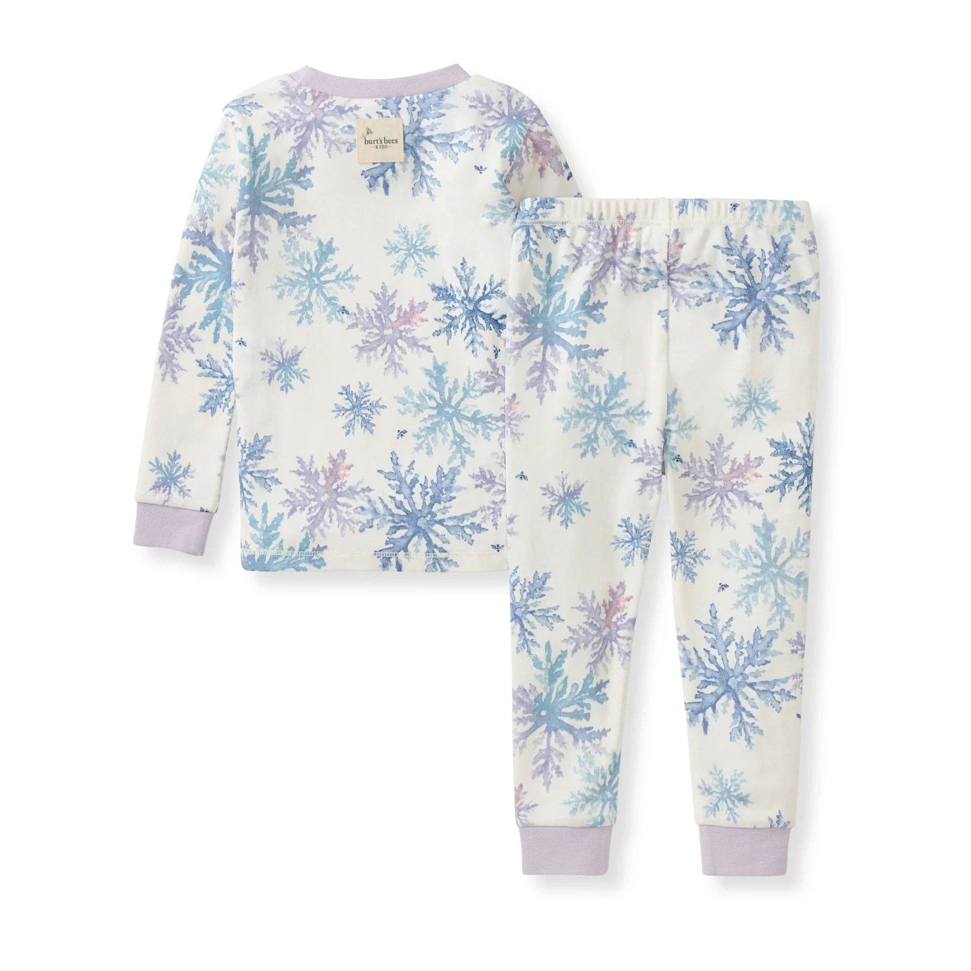Snowflake Flurries Organic Cotton Two-Piece Pajamas