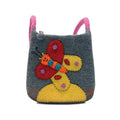Butterfly Felted Cross Body Kids Bag