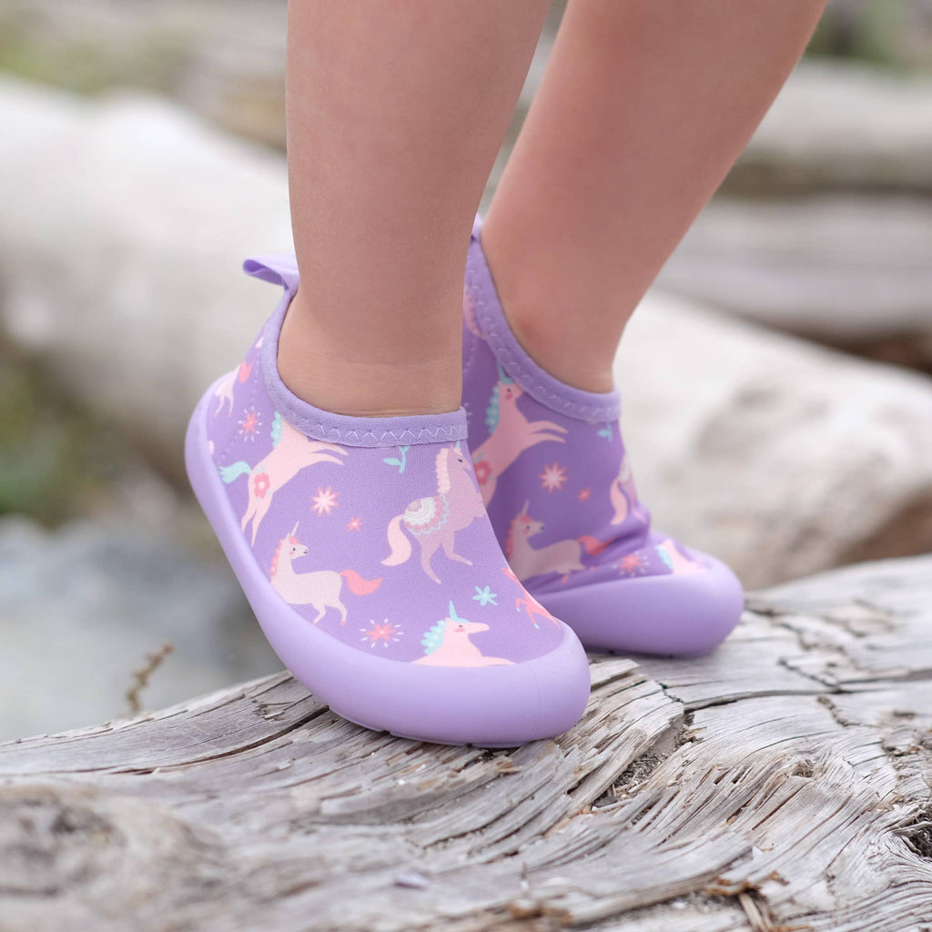 Purple Unicorn | Kids Water Shoes
