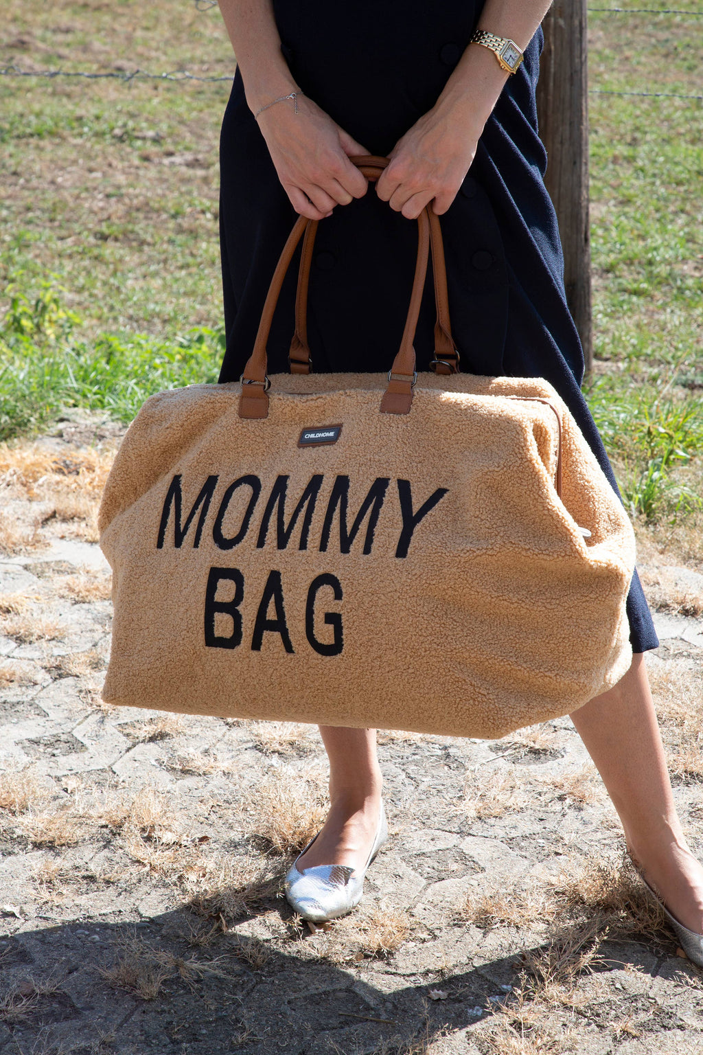 Childhome Mommy Bag, XL Diaper Bag - Teddy Brown