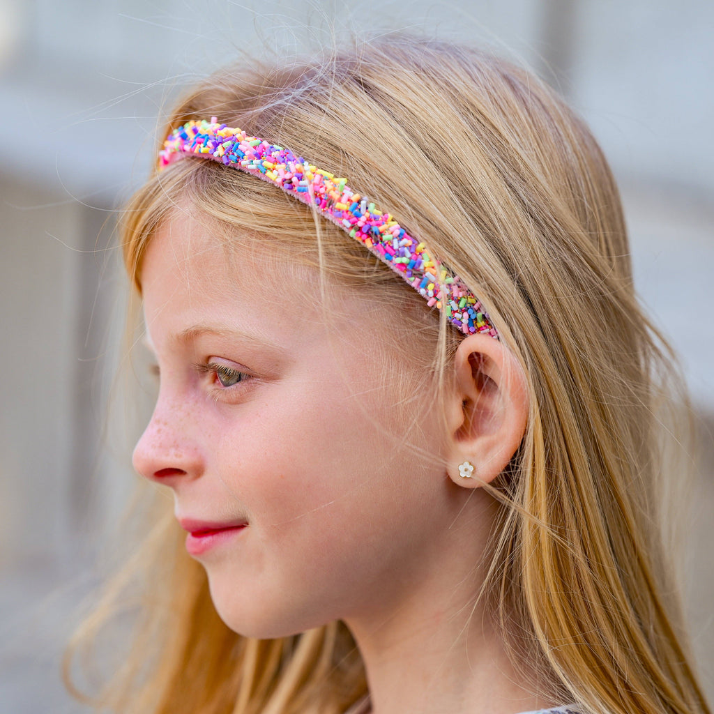 Thin Sprinkle Headband - Non Slip Hair Accessories for Kids
