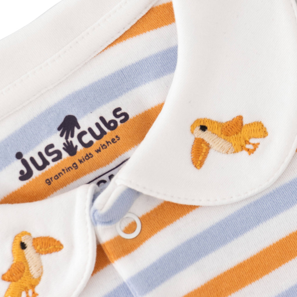 Organic Safari Baby Outfit Set – 3-Piece (Bodysuits & Shorts)