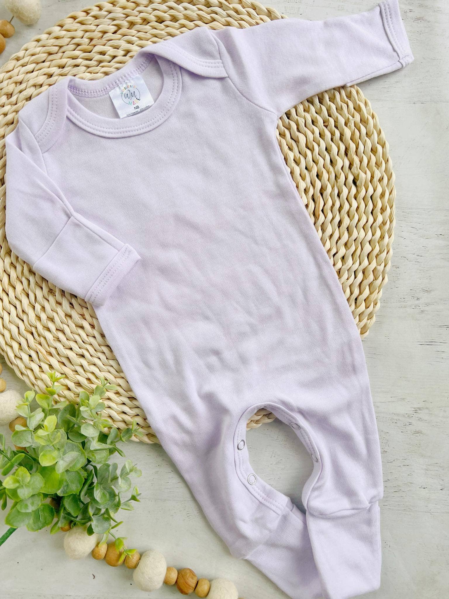 Baby Romper Wholesale Blank - Solids Patterns and Heathers