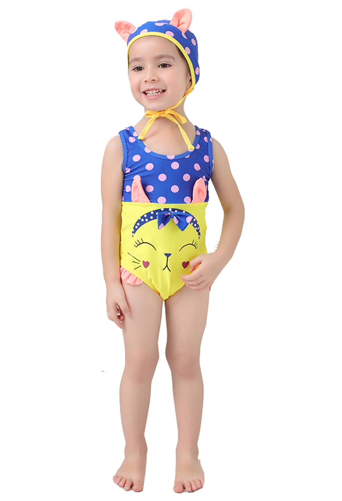 Kitty 2pcs Girl Swimwear Set