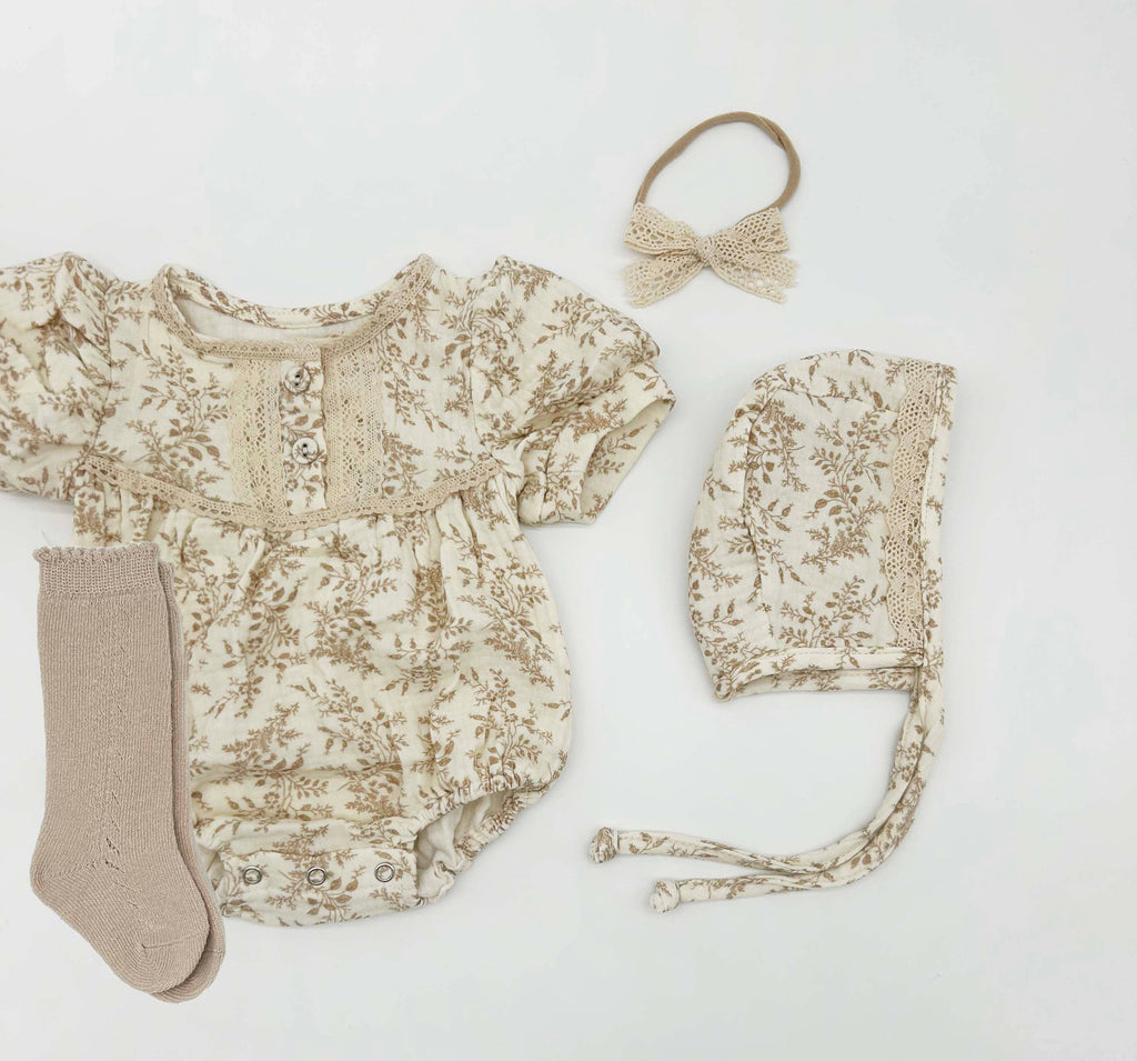 Elodie Short Sleeve Romper Set