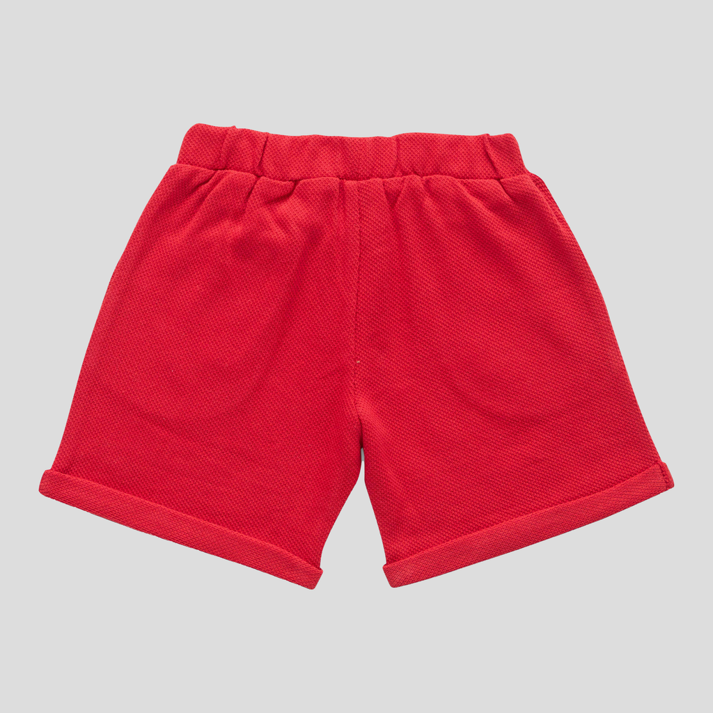 Excavator T-Shirt and Shorts Set for Toddler Boys: 3-4 Yrs