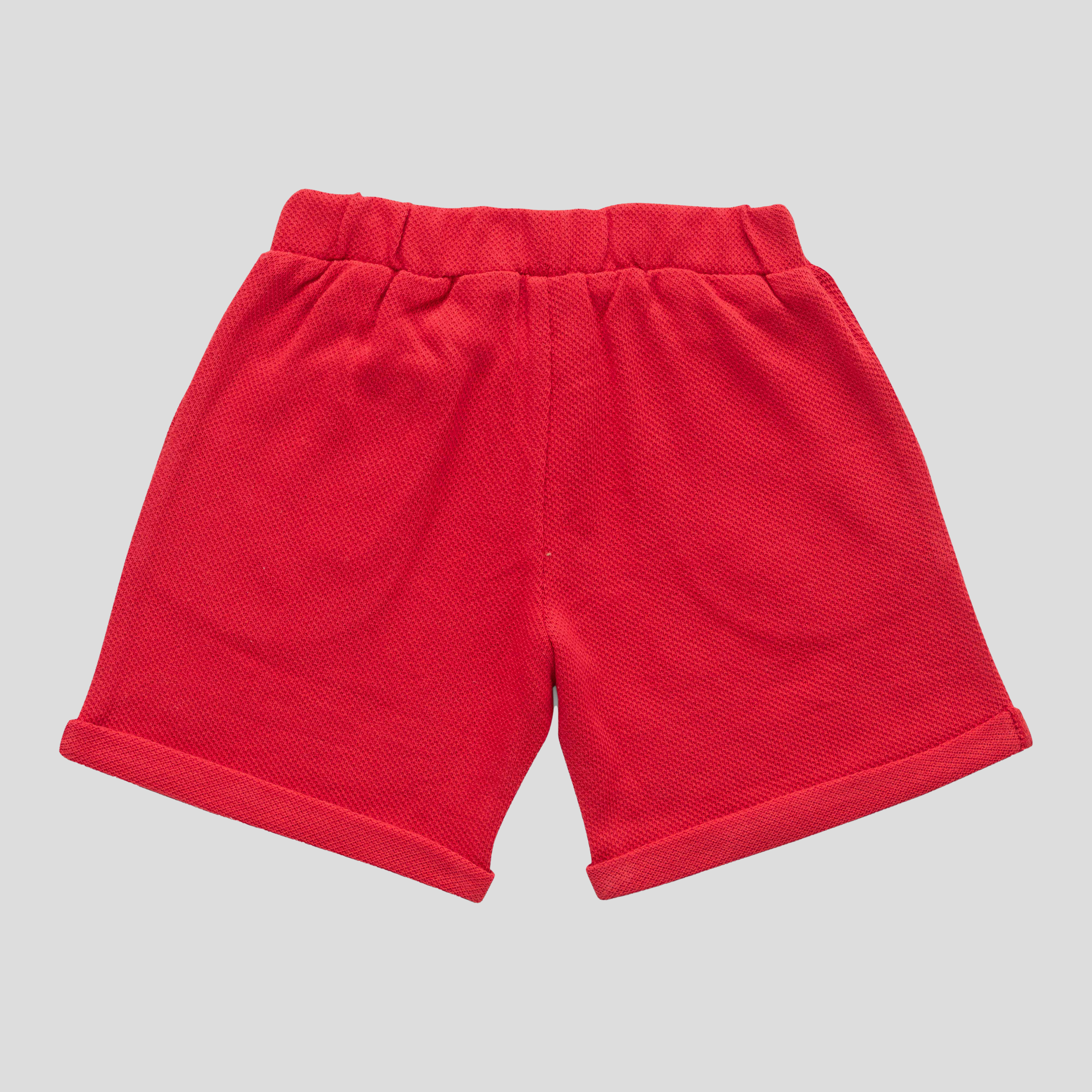 Excavator T-Shirt and Shorts Set for Toddler Boys: 3-4 Yrs