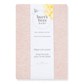 Solid Organic Cotton BEESNUG® Fitted Crib Sheet - Sandy Pink