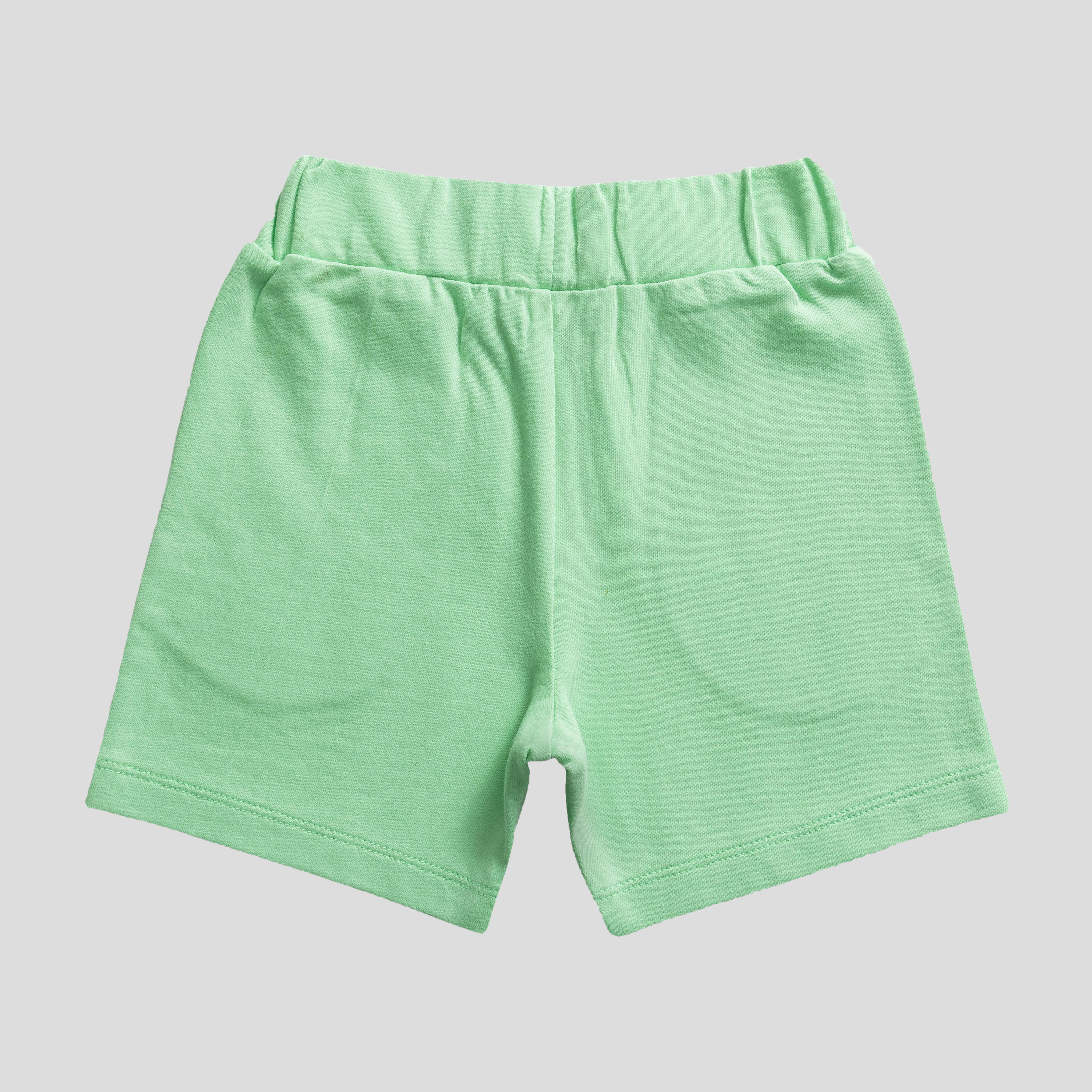 Cool Dude Green Tee & Shorts Set for Toddler Boys