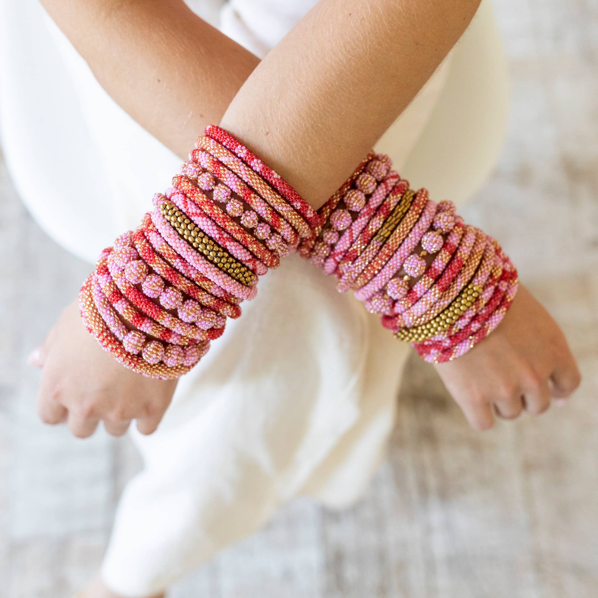 Original Roll-On® Bracelets - Hibiscus Set of 12