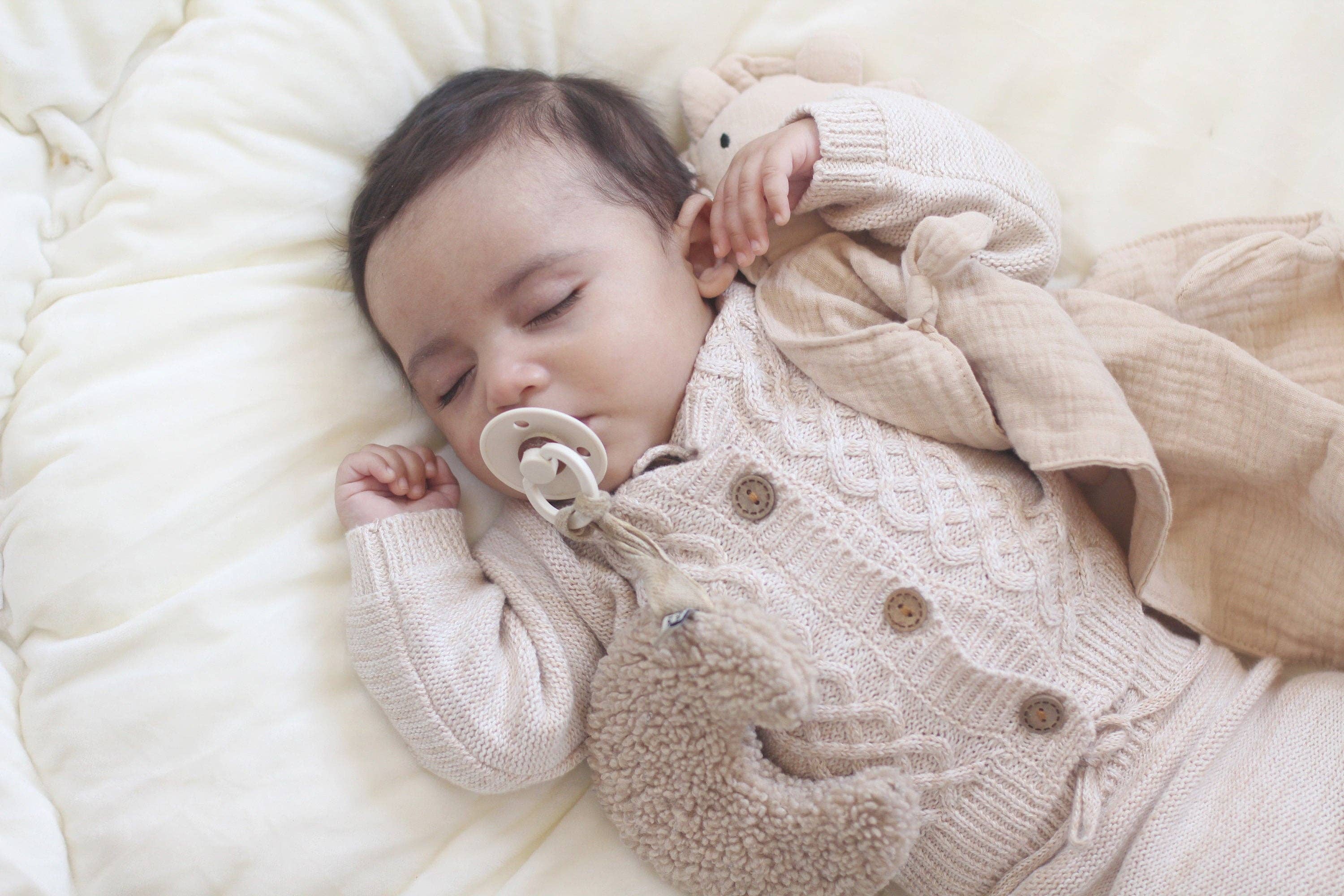 Cotton Knitted Cardigan bloomer booties | Matais 3pc Set