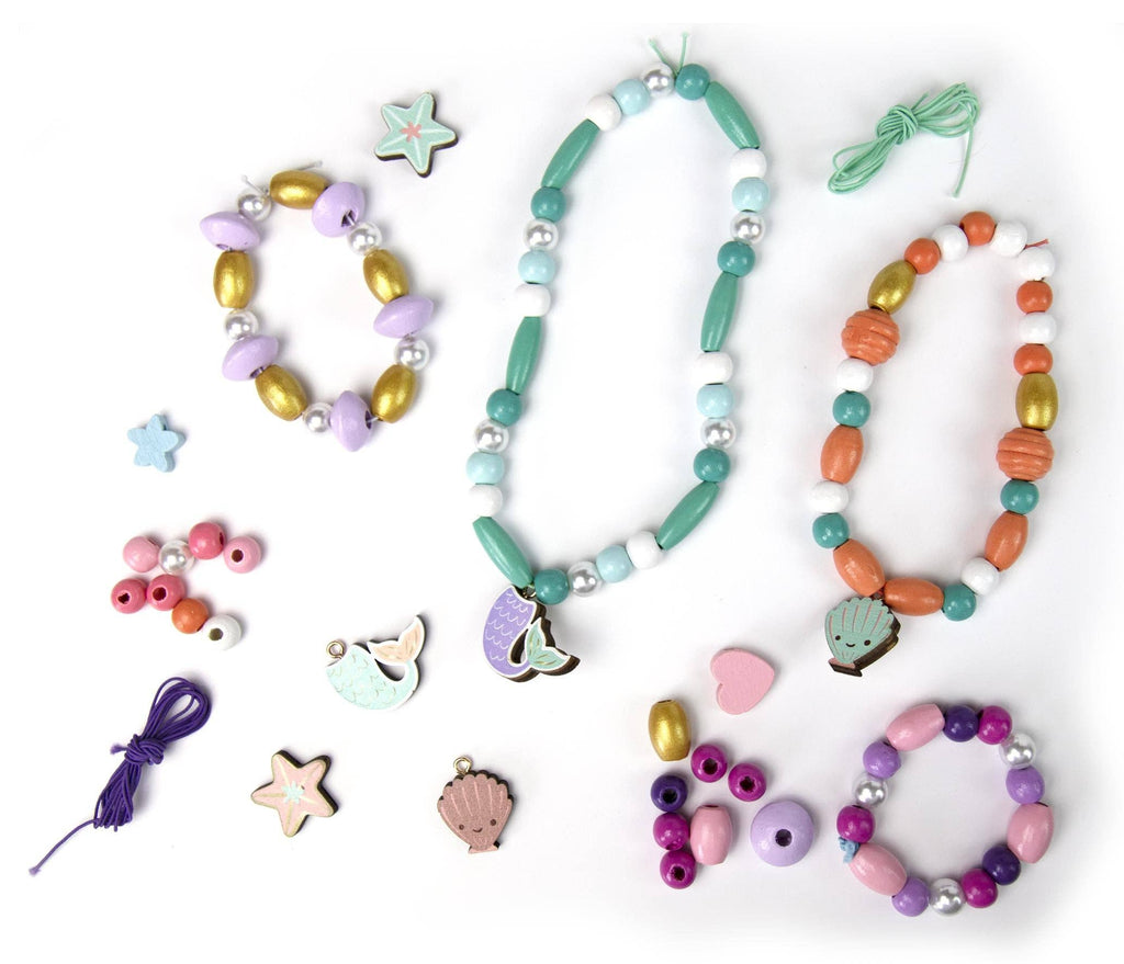 Les Perles -Mermaid Wooden Beads - 4y+