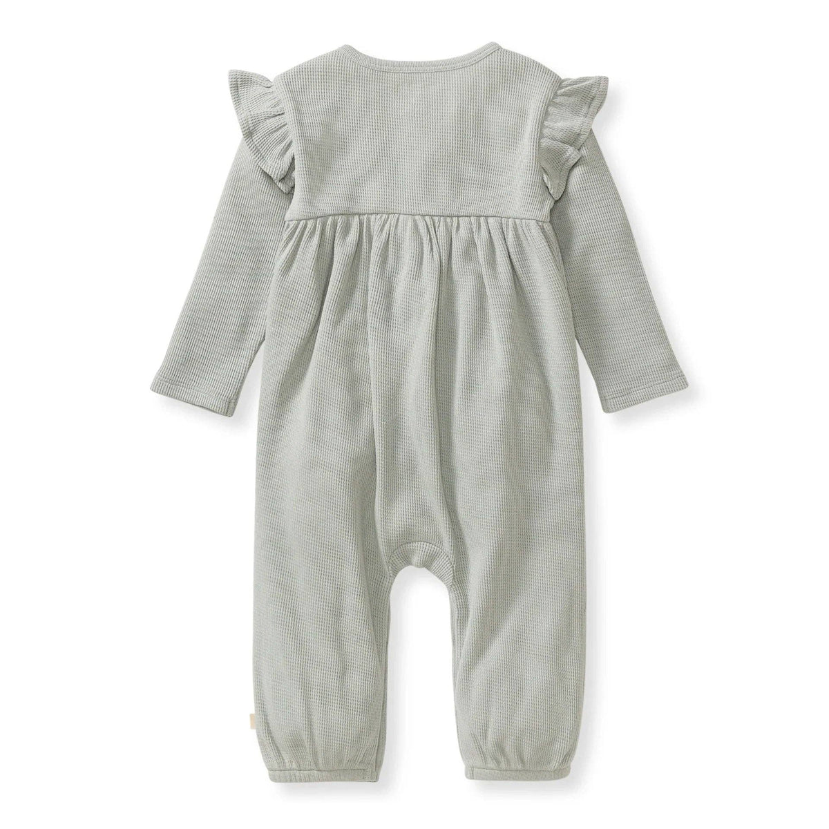 Organic Cotton Baby Girl Thermal Jumpsuit