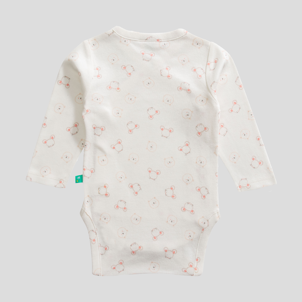 Animal Themed Full Sleeve Onesie Set for Baby Girl