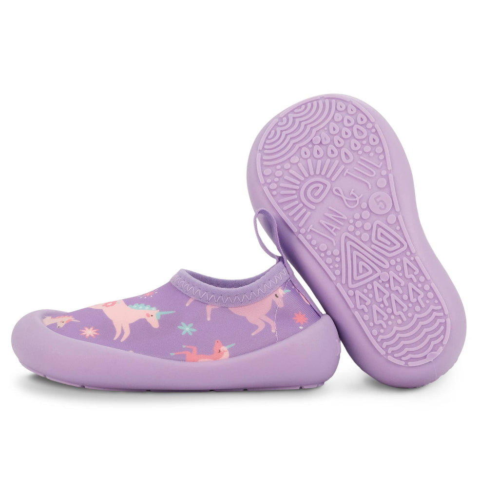 Purple Unicorn | Kids Water Shoes