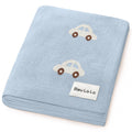 100% Luxury Cotton Receiving Swaddle Baby Blanket - Cars