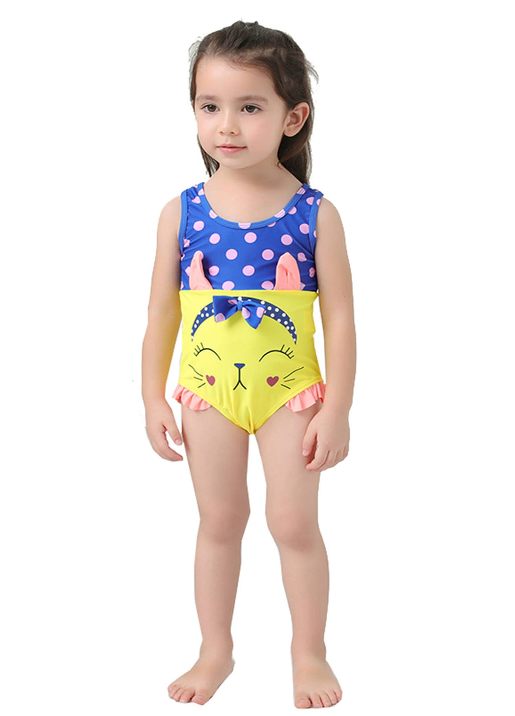 Kitty 2pcs Girl Swimwear Set