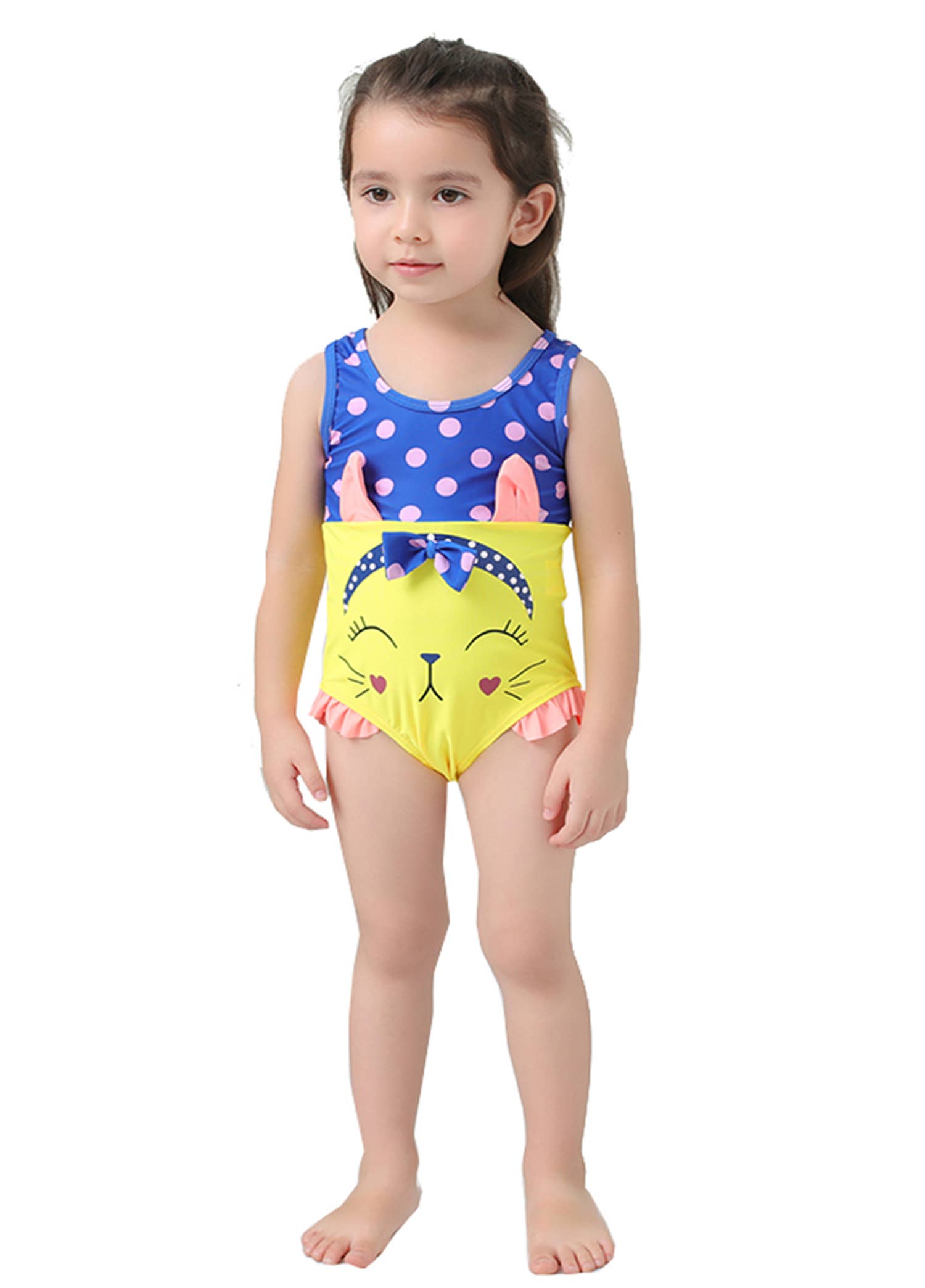 Kitty 2pcs Girl Swimwear Set