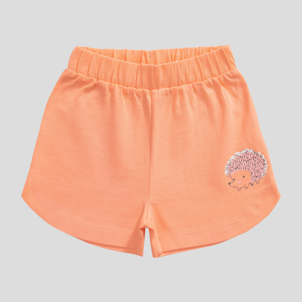Mushroom House Ruffled Tee & Shorts Set for Toddler