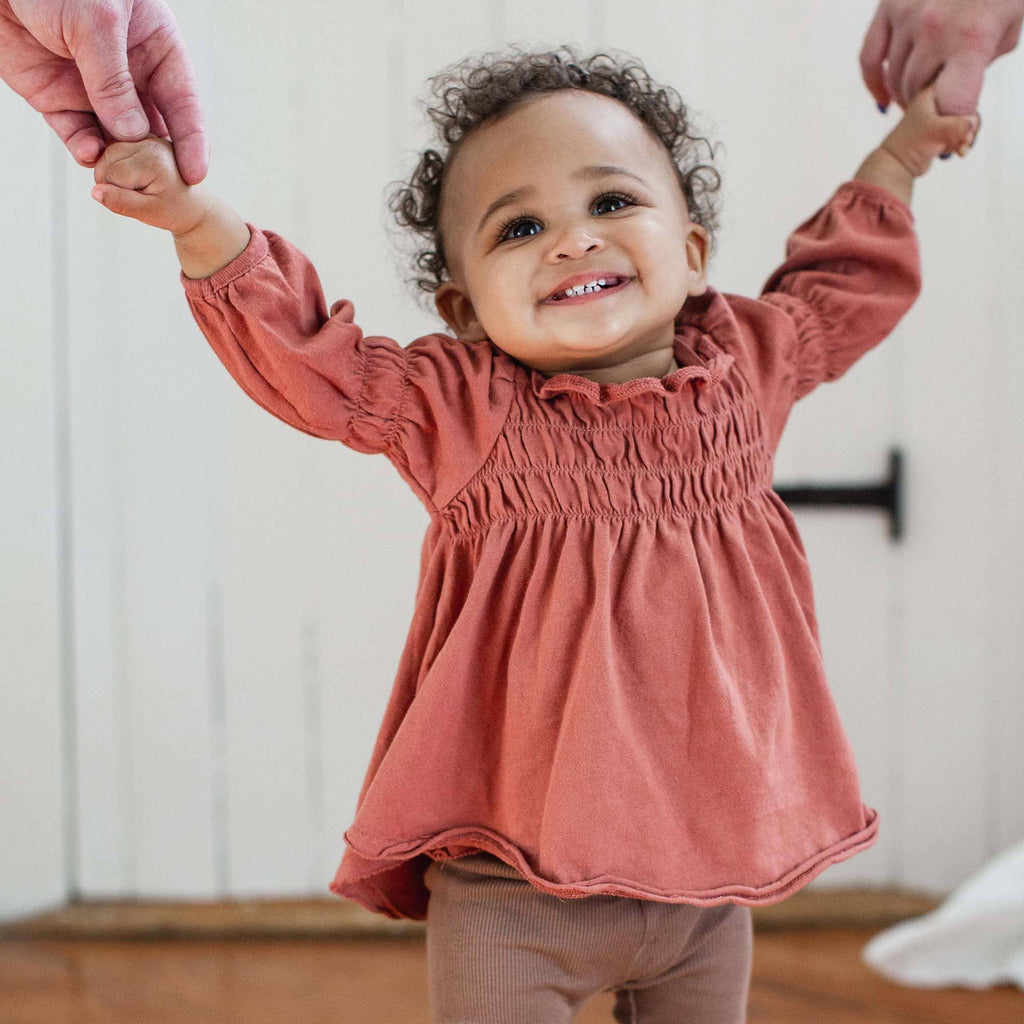 Smocked Infant Tunic Set