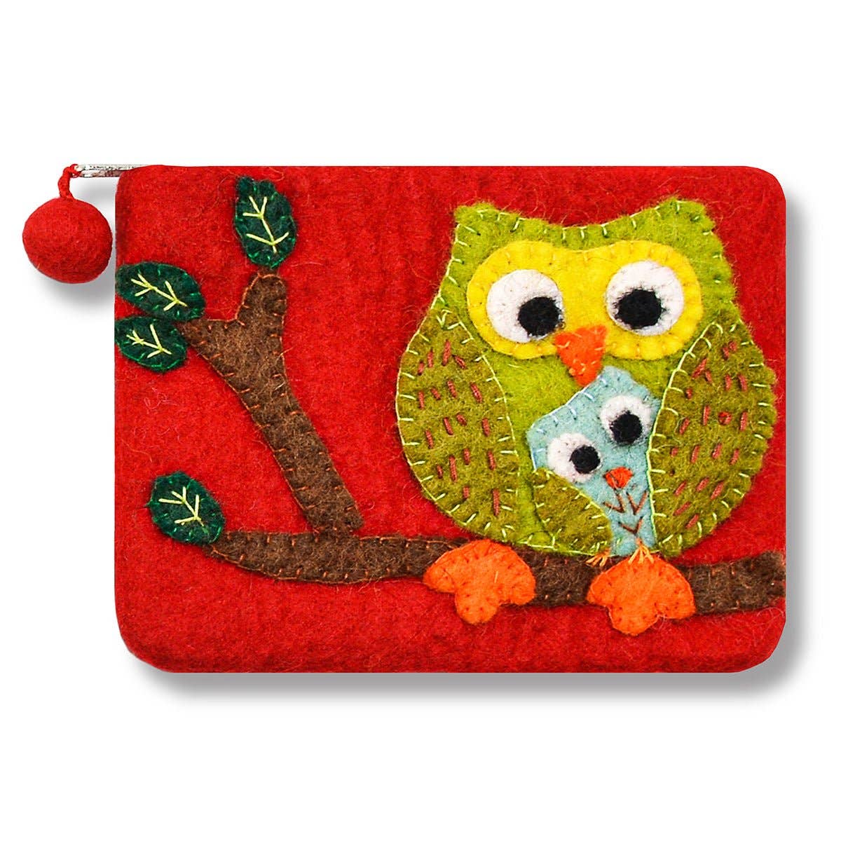 Owl on the Tree Theme Coin Purses