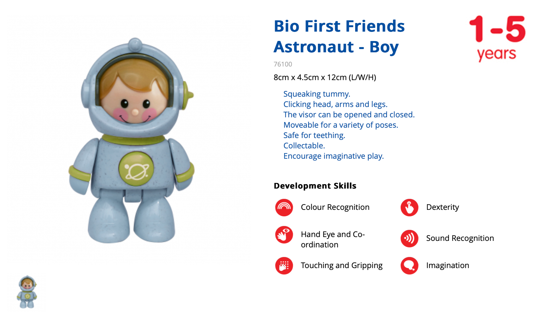 First Friends Astronaut - Boy