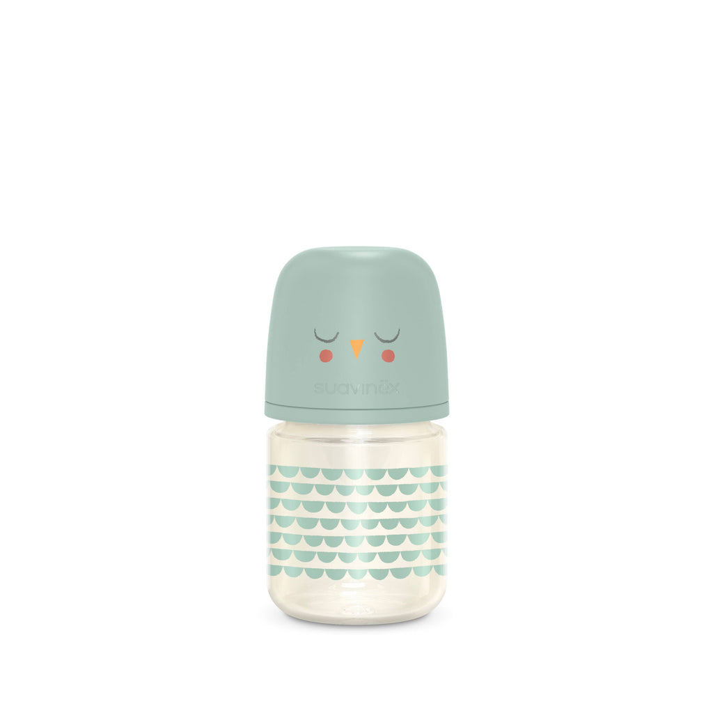 Suavinex Bonhomia SX PRO™ 4oz Glass Bottle, Slow Flow- Mint