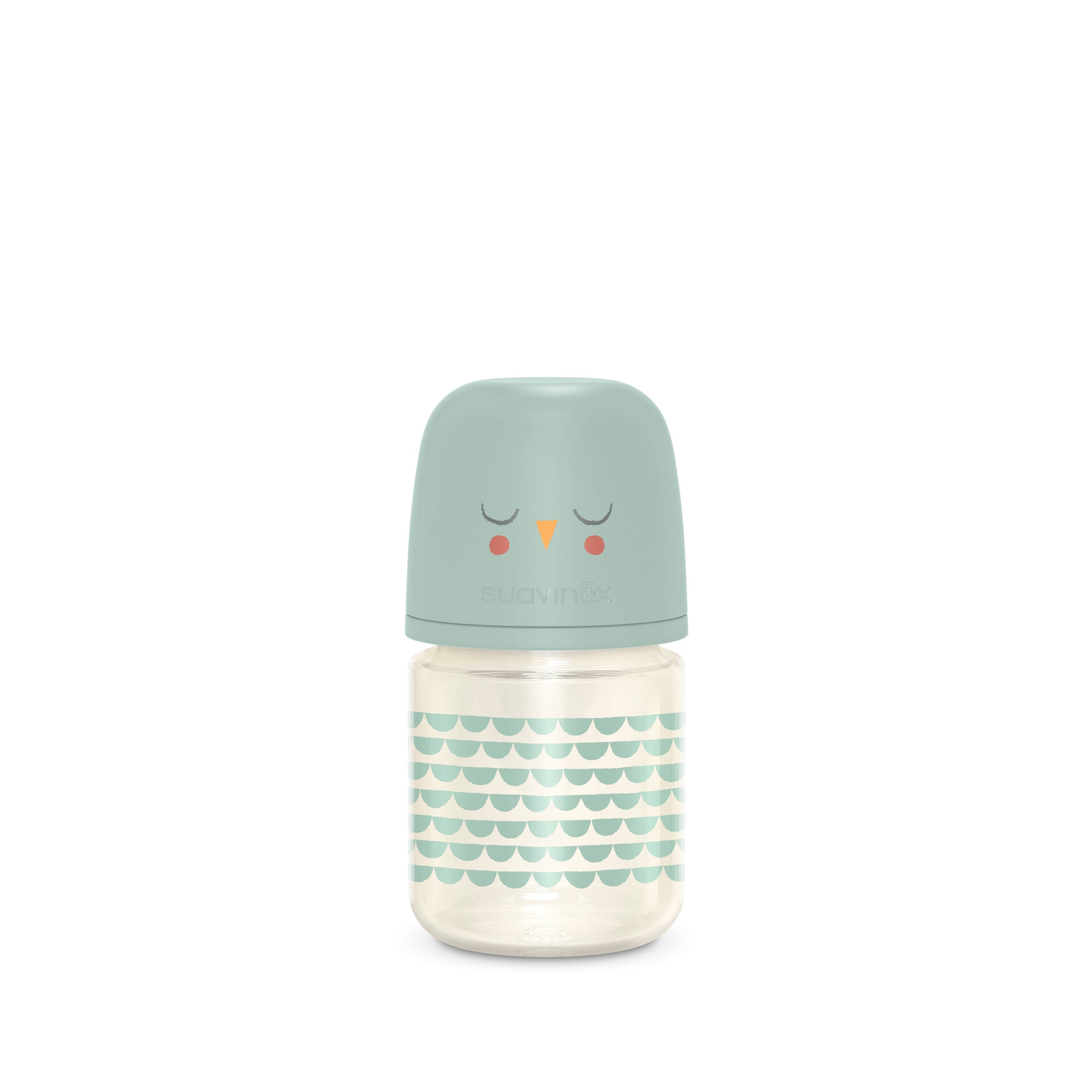 Suavinex Bonhomia SX PRO™ 4oz Glass Bottle, Slow Flow- Mint