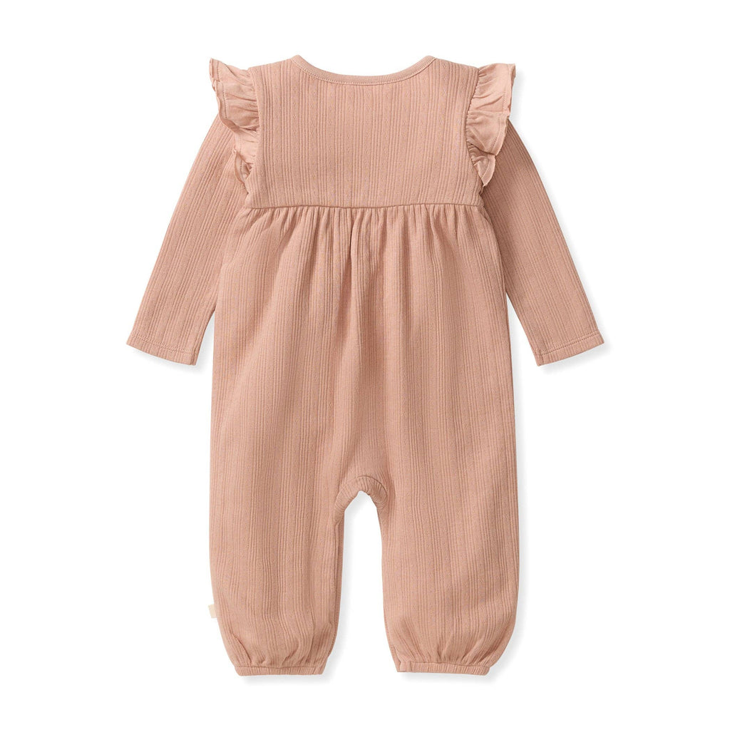 Ribbed Pointelle Jumpsuit