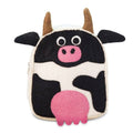 Cow Design Felted Backpack