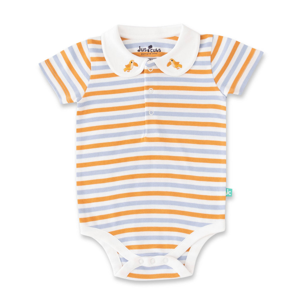 Organic Safari Baby Outfit Set – 3-Piece (Bodysuits & Shorts)