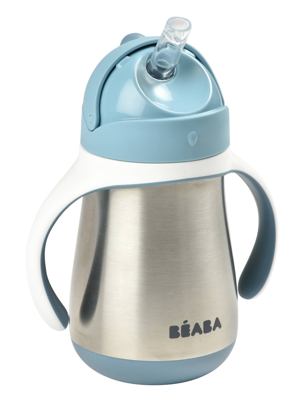 BEABA Stainless Steel Straw Sippy Cup - Rain