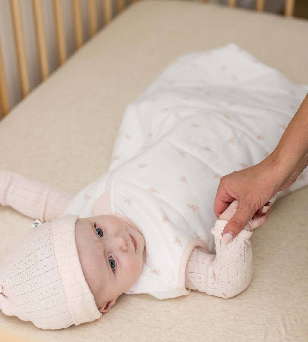 Solid Organic Cotton BEESNUG® Fitted Crib Sheet - Oatmeal