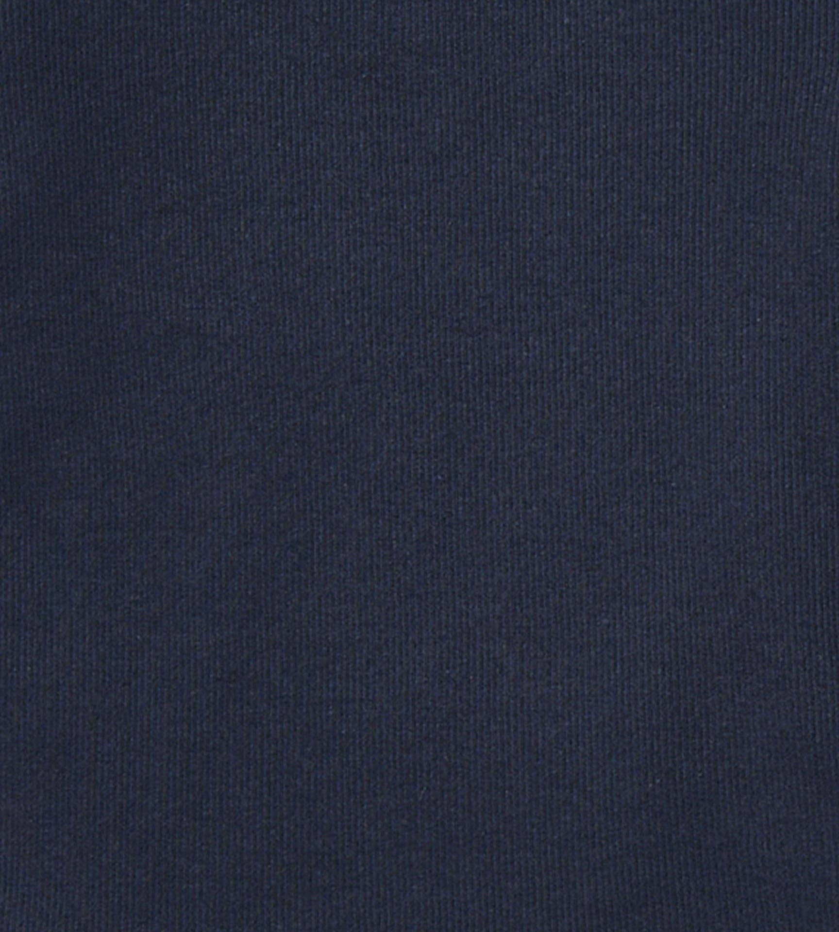 Solid Rib Organic Cotton Two-Piece Pajamas - Midnight