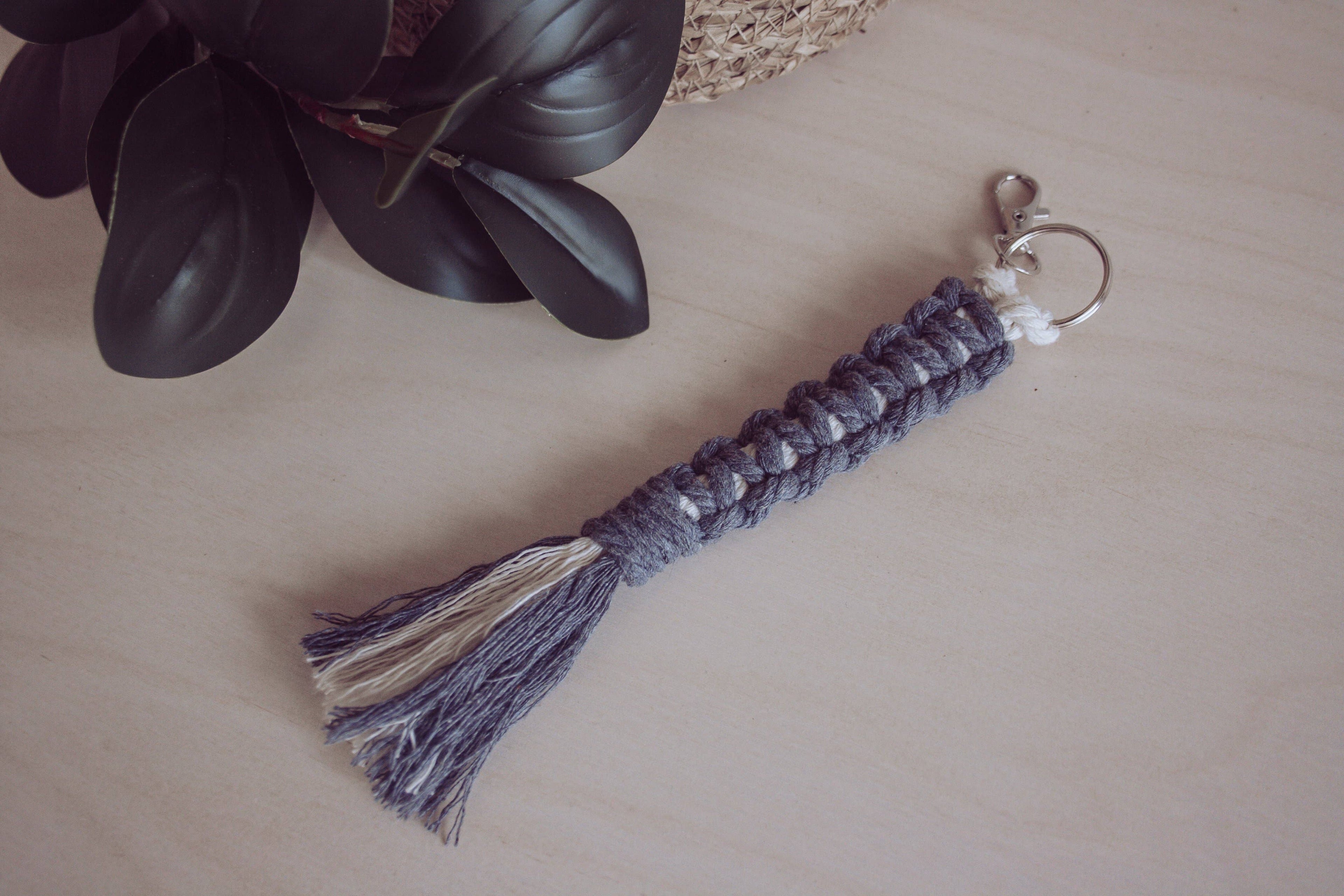 The Earth Tones -  Macrame Keychain
