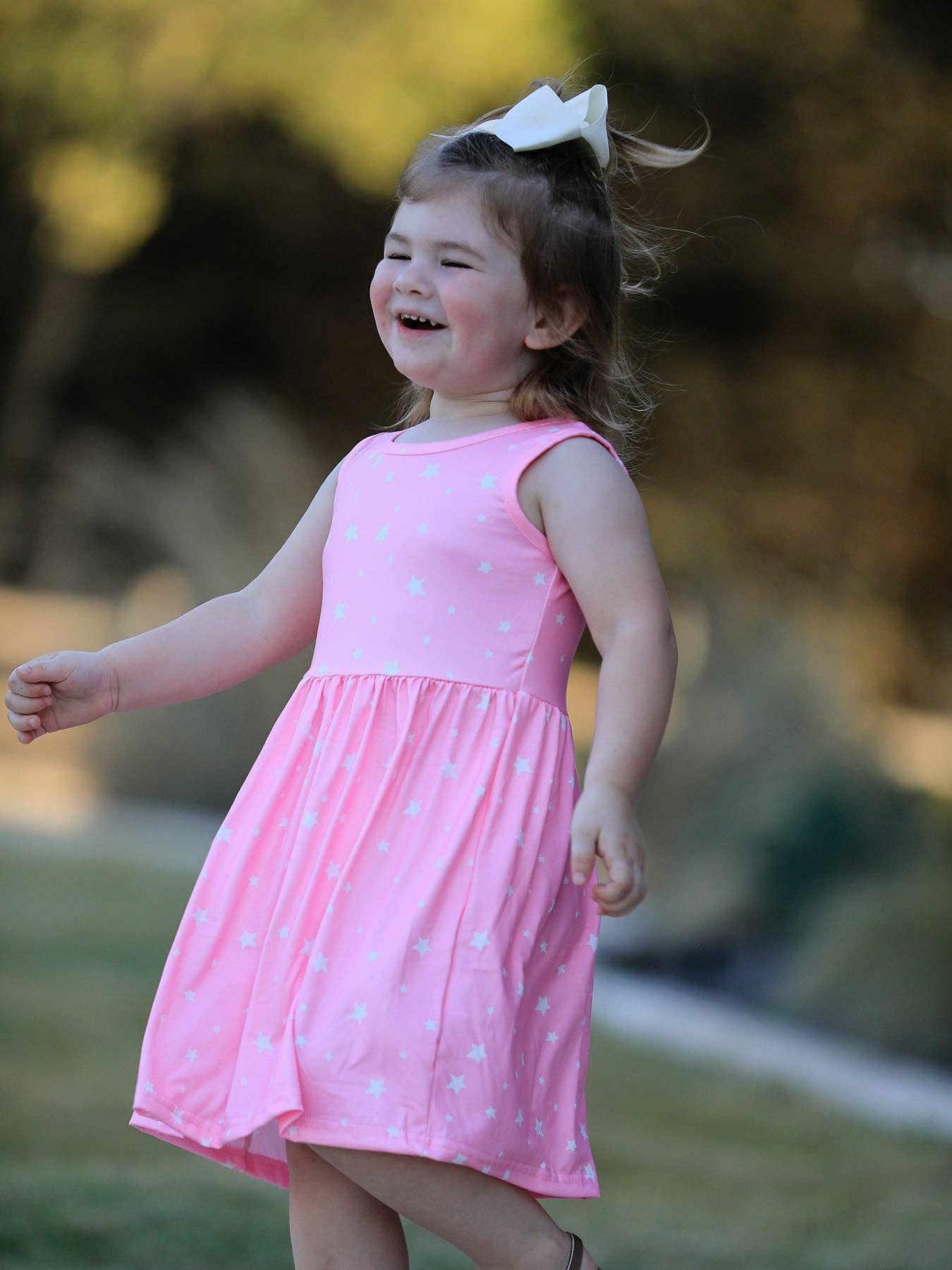Rainbow Star Colorful 3-Piece Dress Set: 4-5Y